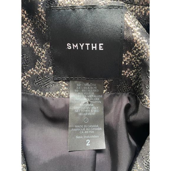 Smythe Blazer Printed Evening Leopard Pattern Jacket Size XS/2 - Picture 11 of 11